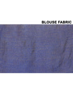 Piyari Fashion Women's Blue Sequin Work Soft Pure Cotton Saree With Blouse Piece | Grocsy