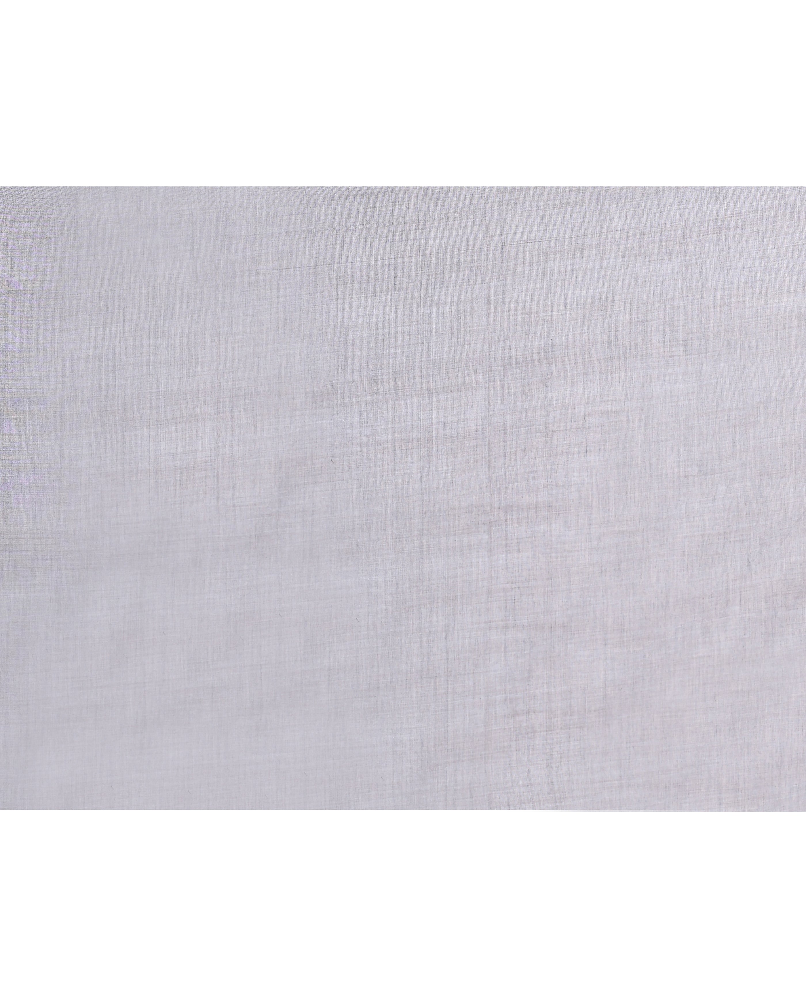 Piyari Fashion Handspun Cotton Silver Grey Handloom Saree With Blouse | Grocsy