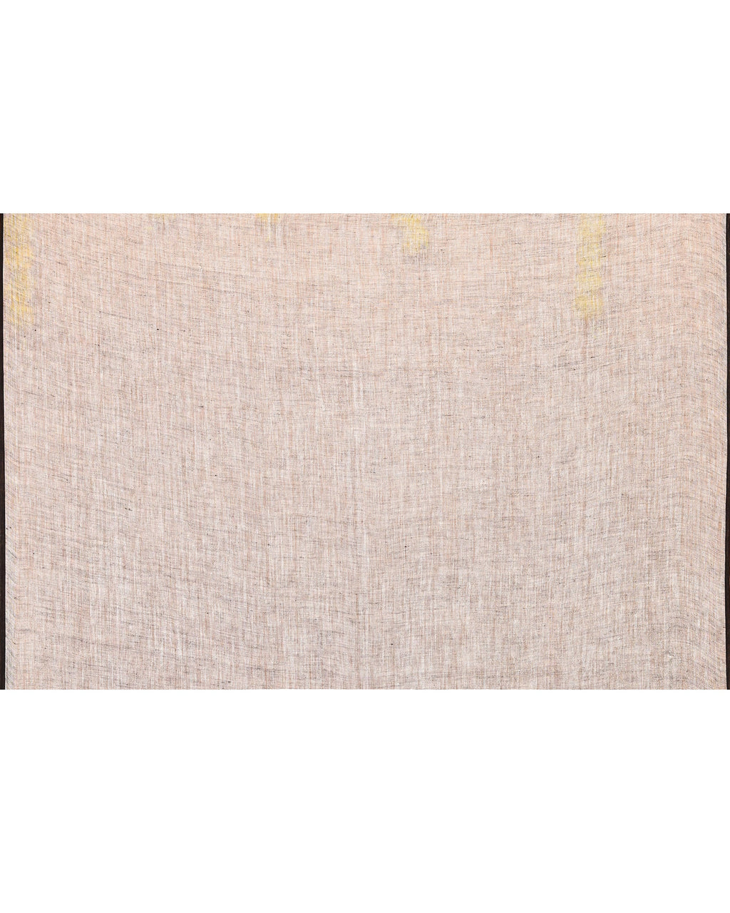 Piyari Fashion Women's Off White Linen Ball Jamdani Saree With Tassels | Grocsy