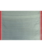 Piyari Fashion Women's Blue Grey Embellished Matka Silk Jamdani Saree | Grocsy