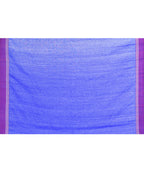 Piyari Fashion Women's Royal Blue Embellished Matka Silk Jamdani Saree | Grocsy