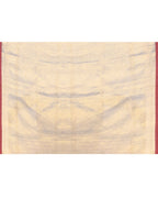 Piyari Fashion Women's Gold Dual Tone Organic Tissue Saree With Blouse Piece | Grocsy