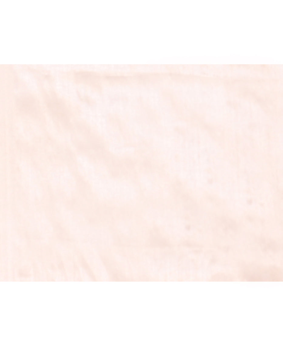 Piyari Fashion Women's Peach Organic Tissue Saree With Blouse Piece | Grocsy