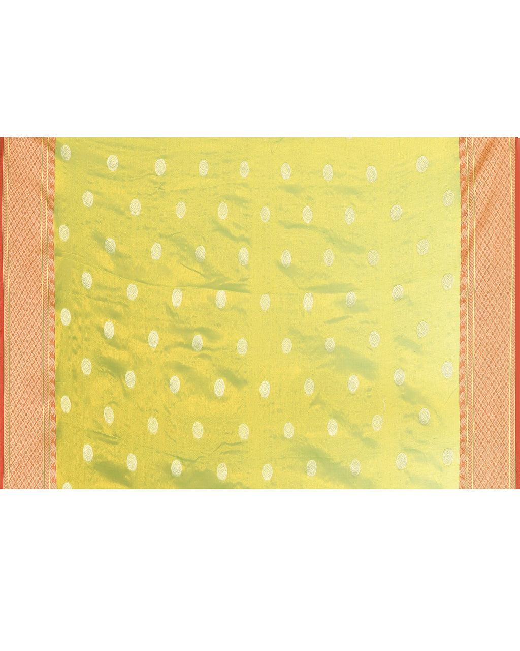 Piyari Fashion Women's Parrot Green Zari Cotton Tissue Jamdani Saree | Grocsy