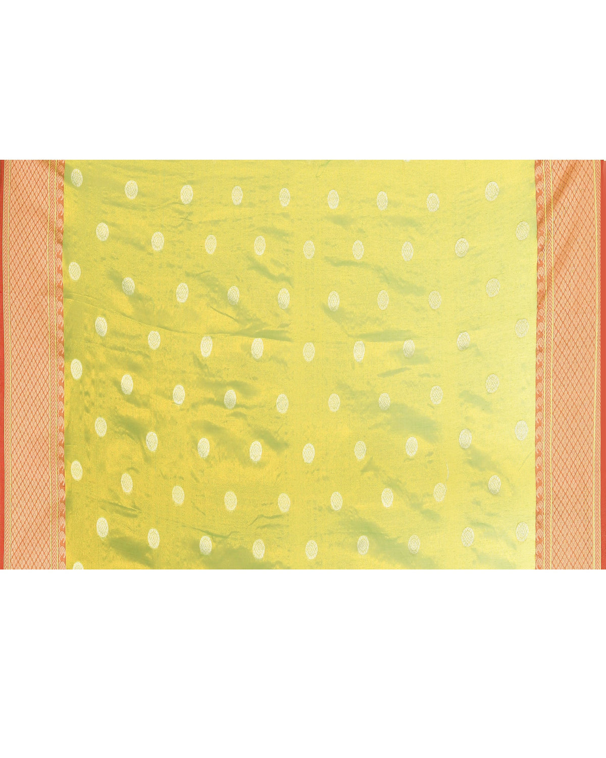 Piyari Fashion Women's Parrot Green Zari Cotton Tissue Jamdani Saree | Grocsy