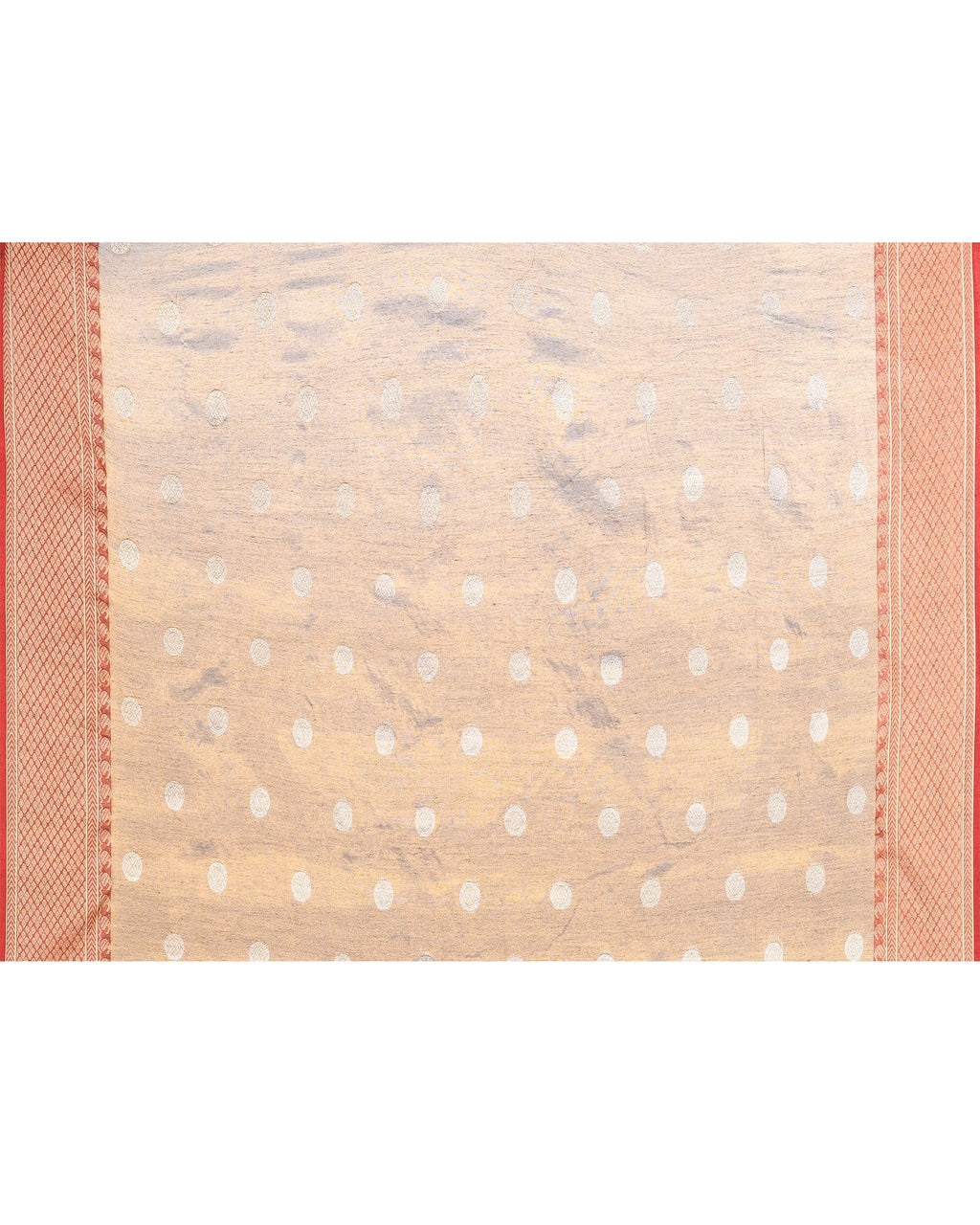 Piyari Fashion Women's Golden Zari Cotton Tissue Jamdani Saree | Grocsy