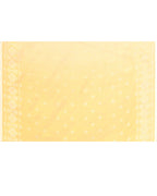 Piyari Fashion Women's Yellow Zari Cotton Tissue Jamdani Saree | Grocsy
