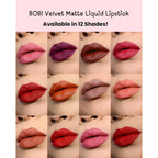 BOBI Velvet Matte Liquid Lipstick, Shade BLISS_3 | Grocsy