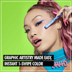 NYX Professional Makeup Vivid Bright Liquid Eyeliner - Ghosted Green | Grocsy