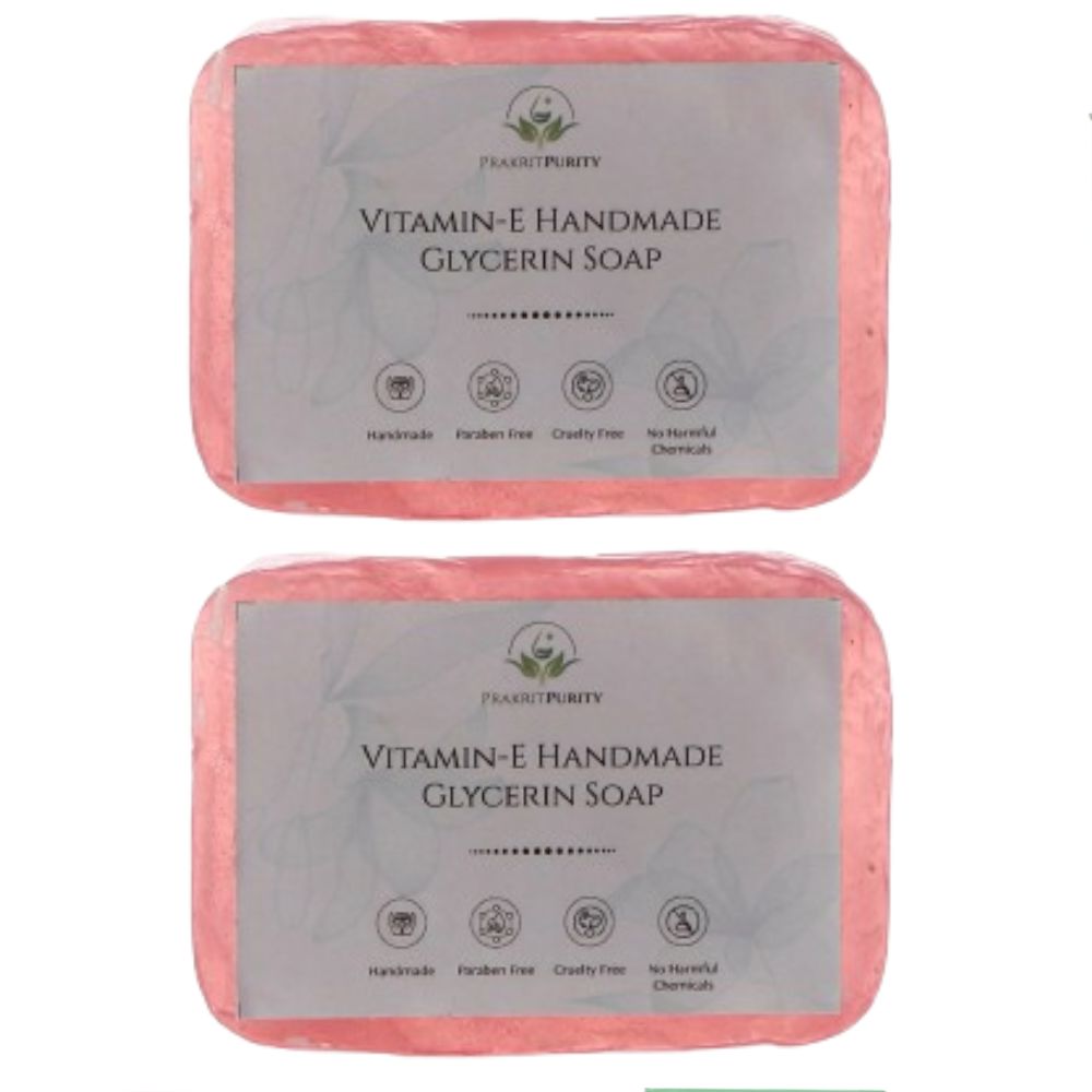 PrakritPurity Vitamin E Handmade Glycerine Soap | Grocsy