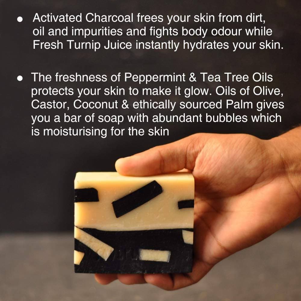 Soulflower Handmade Soap with Deodorizing Charcoal | Grocsy