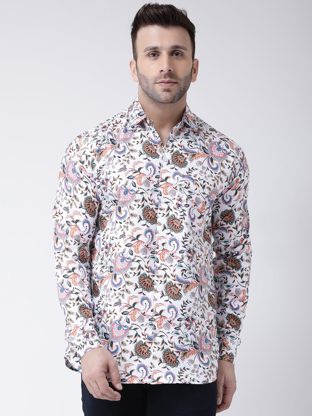 RIAG Multi color Men's Full Sleeves Printed Shirt | Grocsy