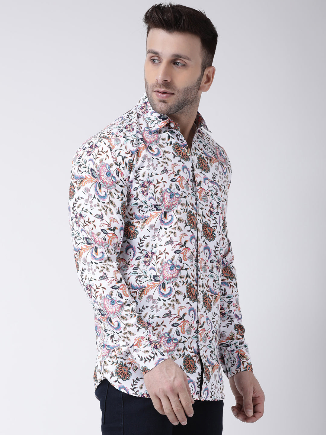 RIAG Multi color Men's Full Sleeves Printed Shirt | Grocsy