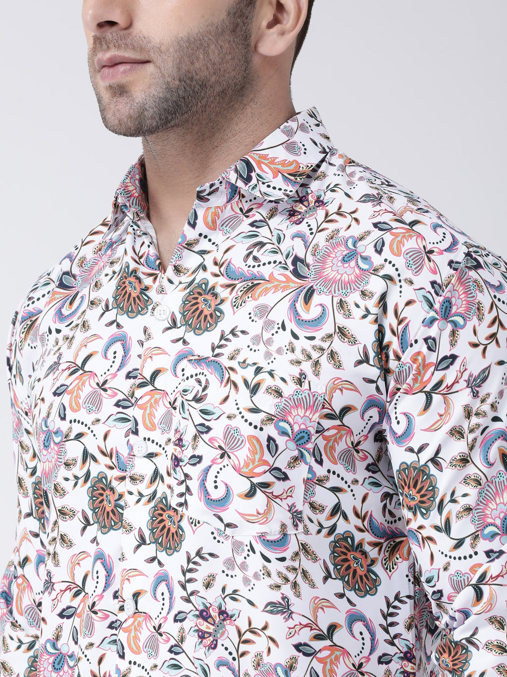 RIAG Multi color Men's Full Sleeves Printed Shirt | Grocsy