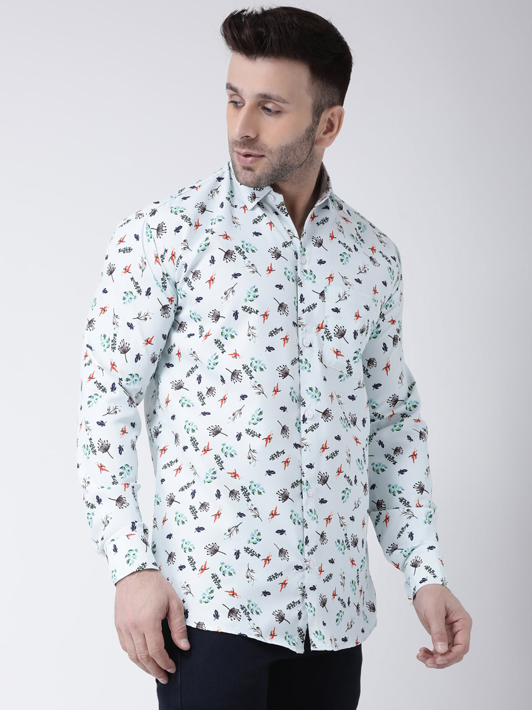 RIAG Multi color Men's Full Sleeves Printed Shirt | Grocsy