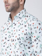 RIAG Multi color Men's Full Sleeves Printed Shirt | Grocsy