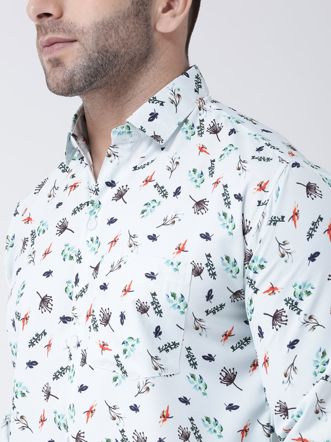 RIAG Multi color Men's Full Sleeves Printed Shirt | Grocsy