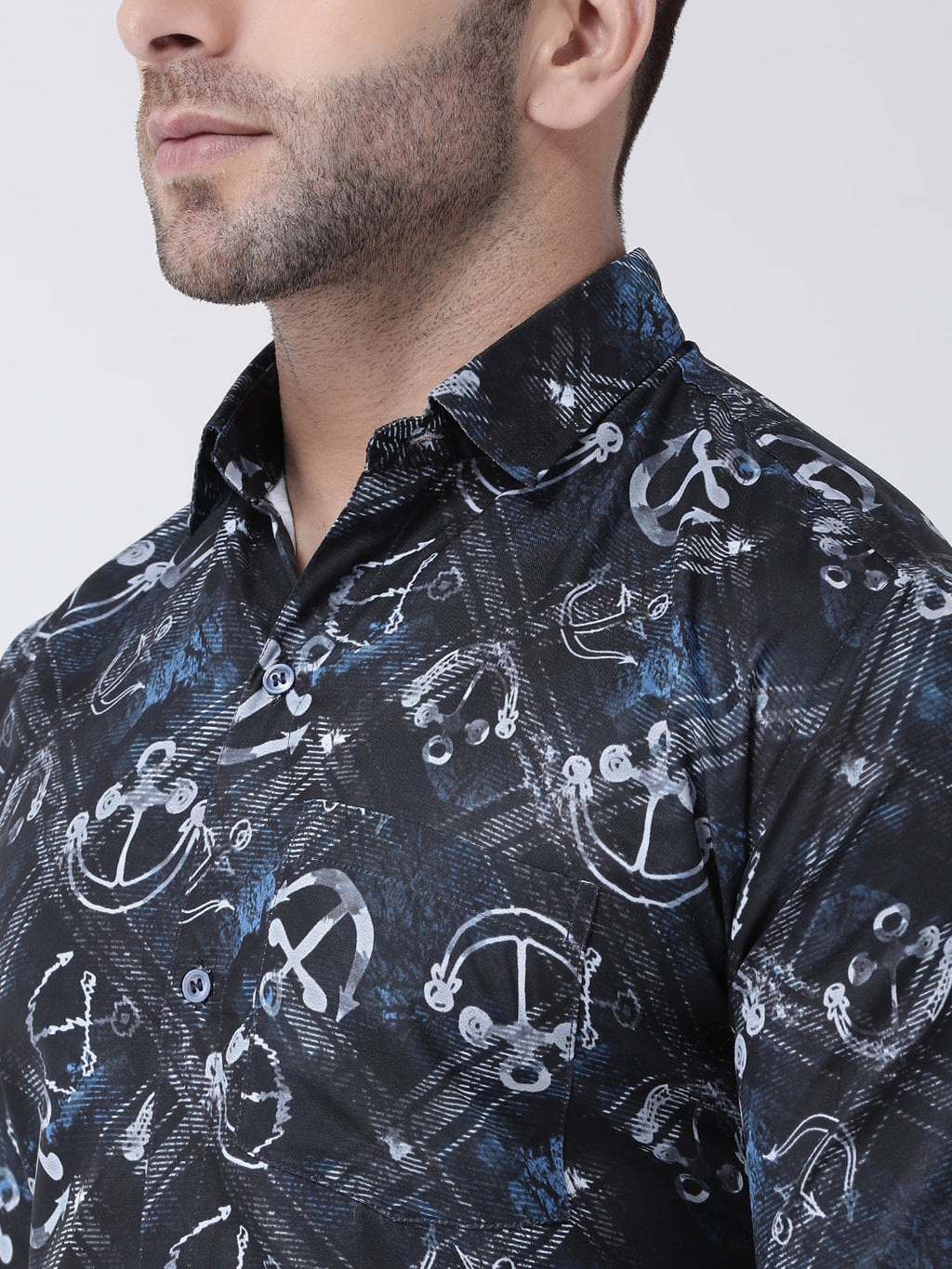 RIAG Multi color Men's Full Sleeves Printed Shirt | Grocsy