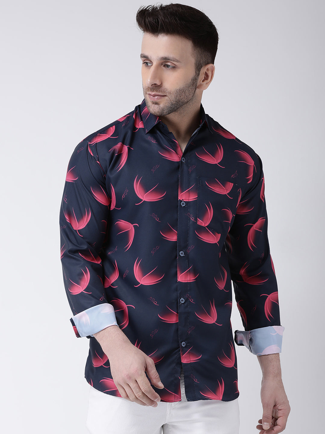 RIAG Multi color Men's Full Sleeves Printed Shirt | Grocsy
