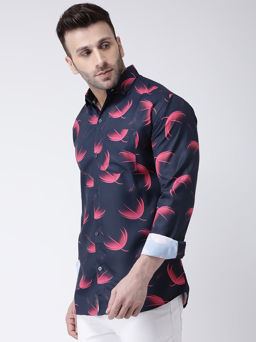 RIAG Multi color Men's Full Sleeves Printed Shirt | Grocsy