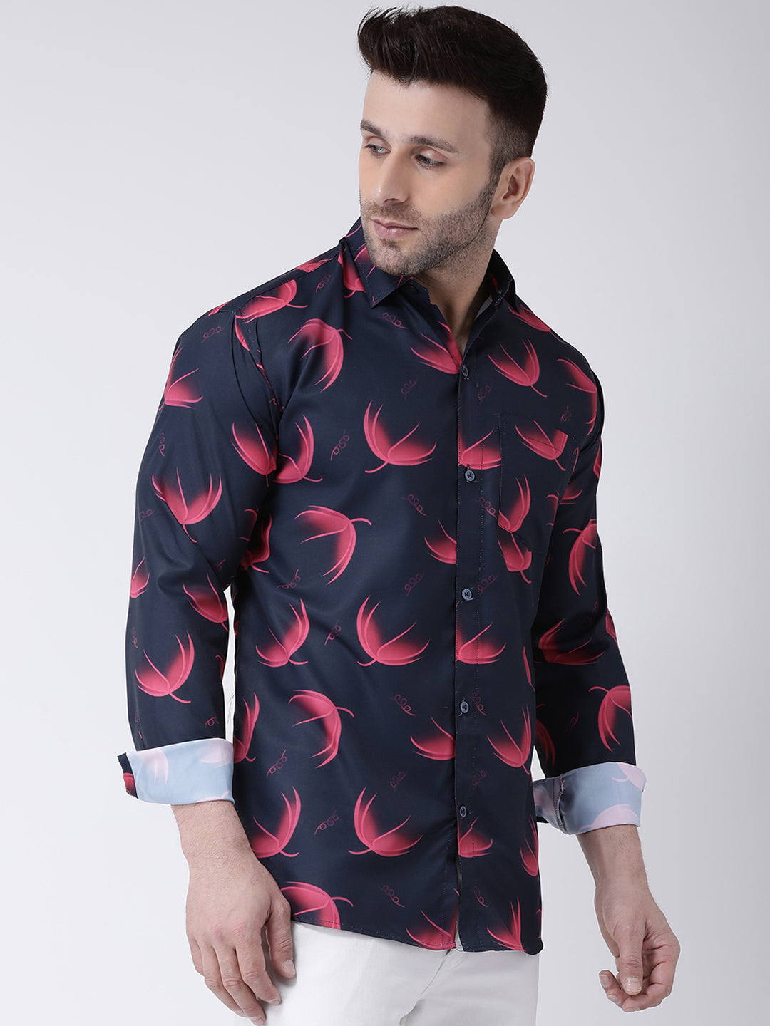 RIAG Multi color Men's Full Sleeves Printed Shirt | Grocsy