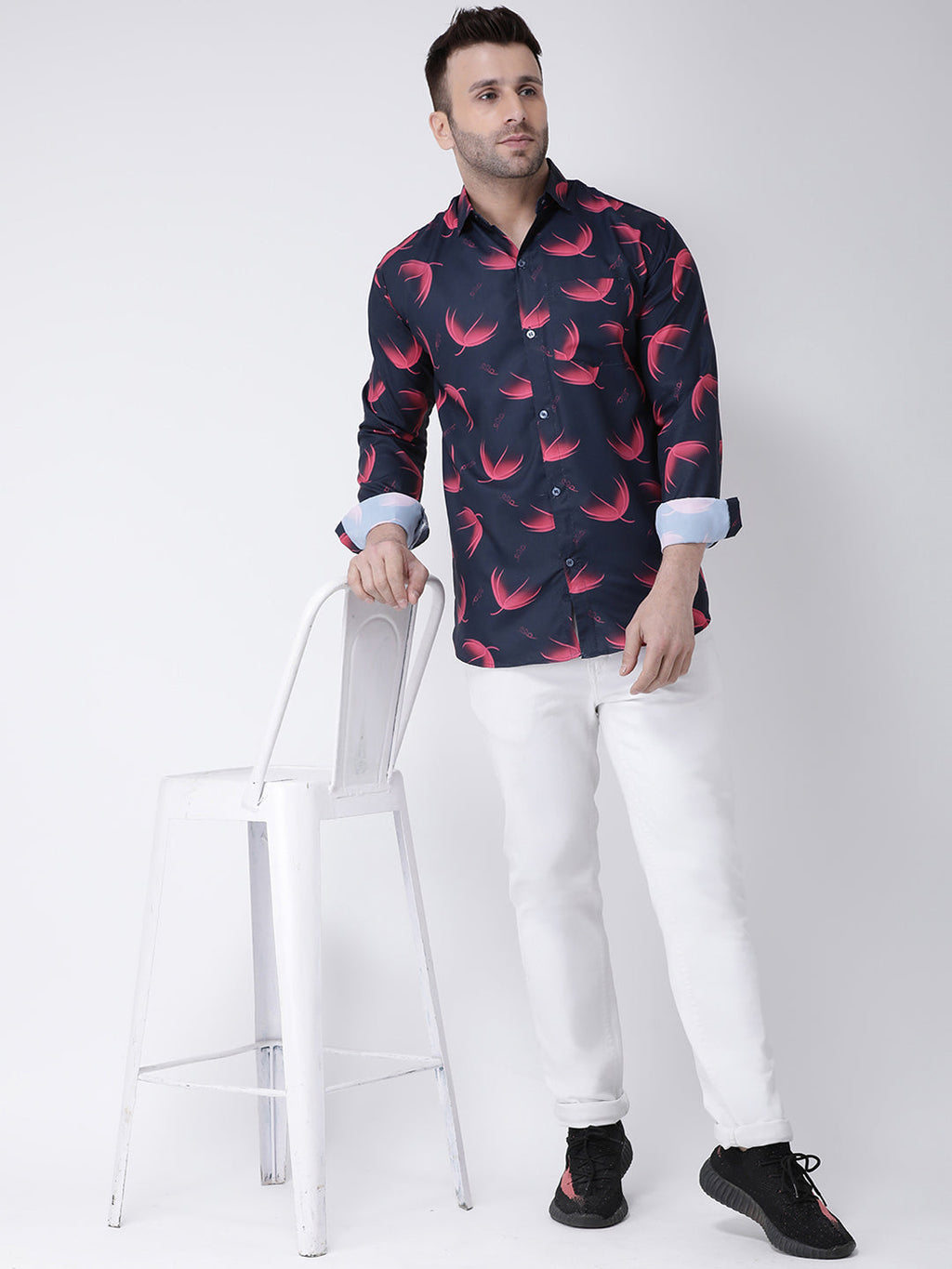 RIAG Multi color Men's Full Sleeves Printed Shirt | Grocsy