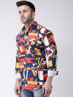 RIAG Multi color Men's Full Sleeves Printed Shirt | Grocsy