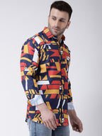 RIAG Multi color Men's Full Sleeves Printed Shirt | Grocsy