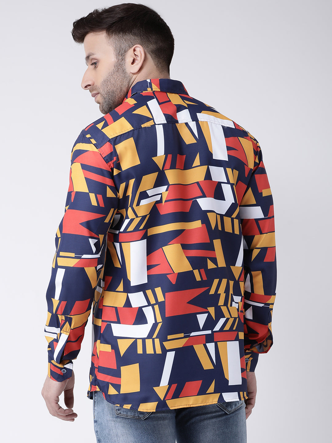 RIAG Multi color Men's Full Sleeves Printed Shirt | Grocsy