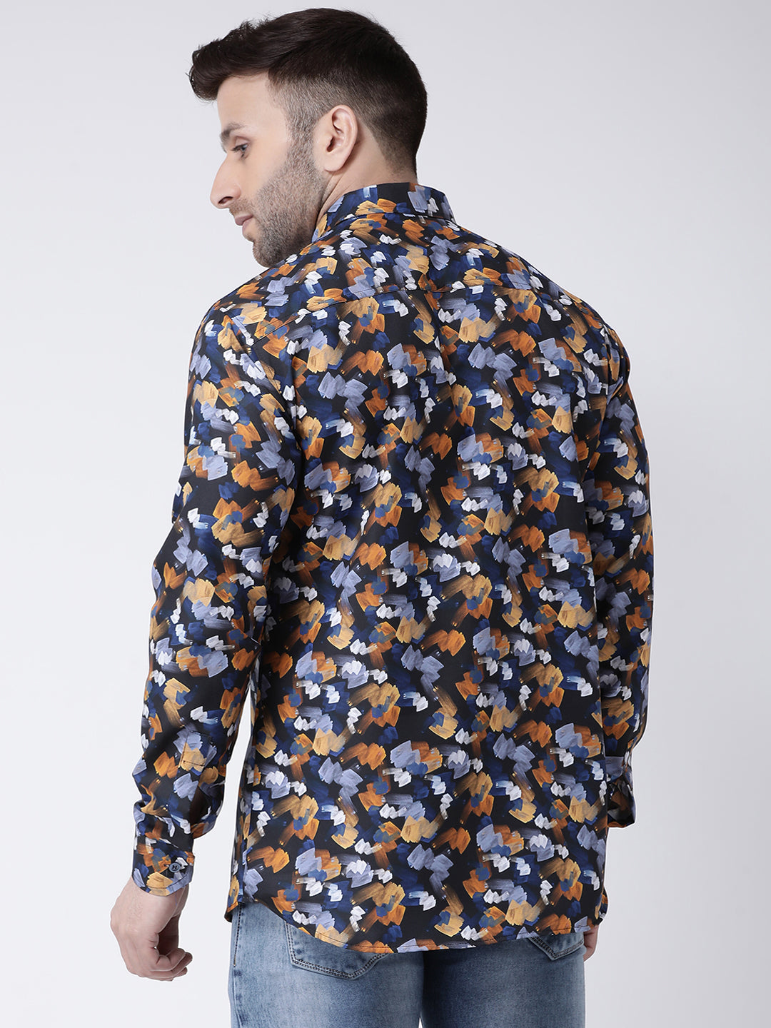 RIAG Multi color Men's Full Sleeves Printed Shirt | Grocsy