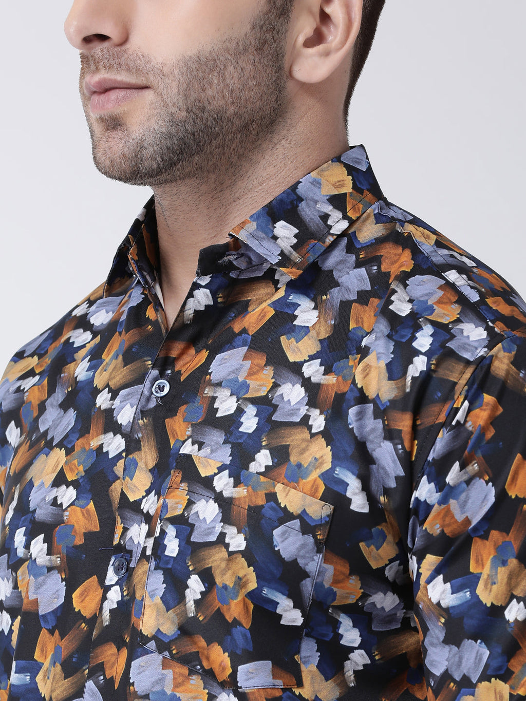 RIAG Multi color Men's Full Sleeves Printed Shirt | Grocsy