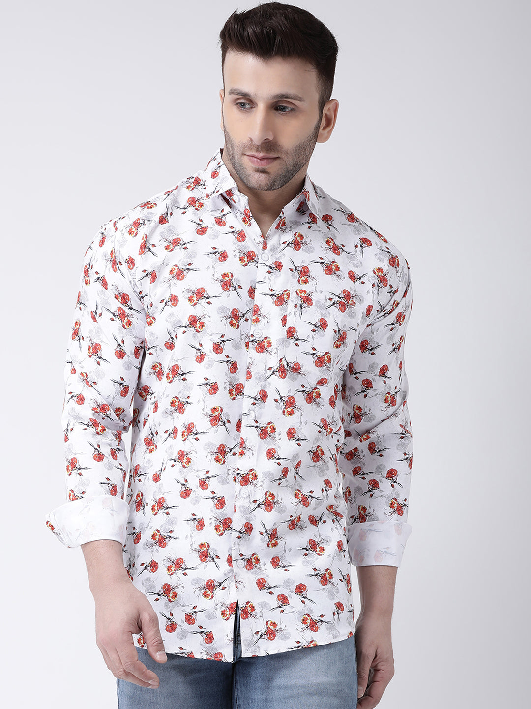 RIAG Multi color Men's Full Sleeves Printed Shirt | Grocsy