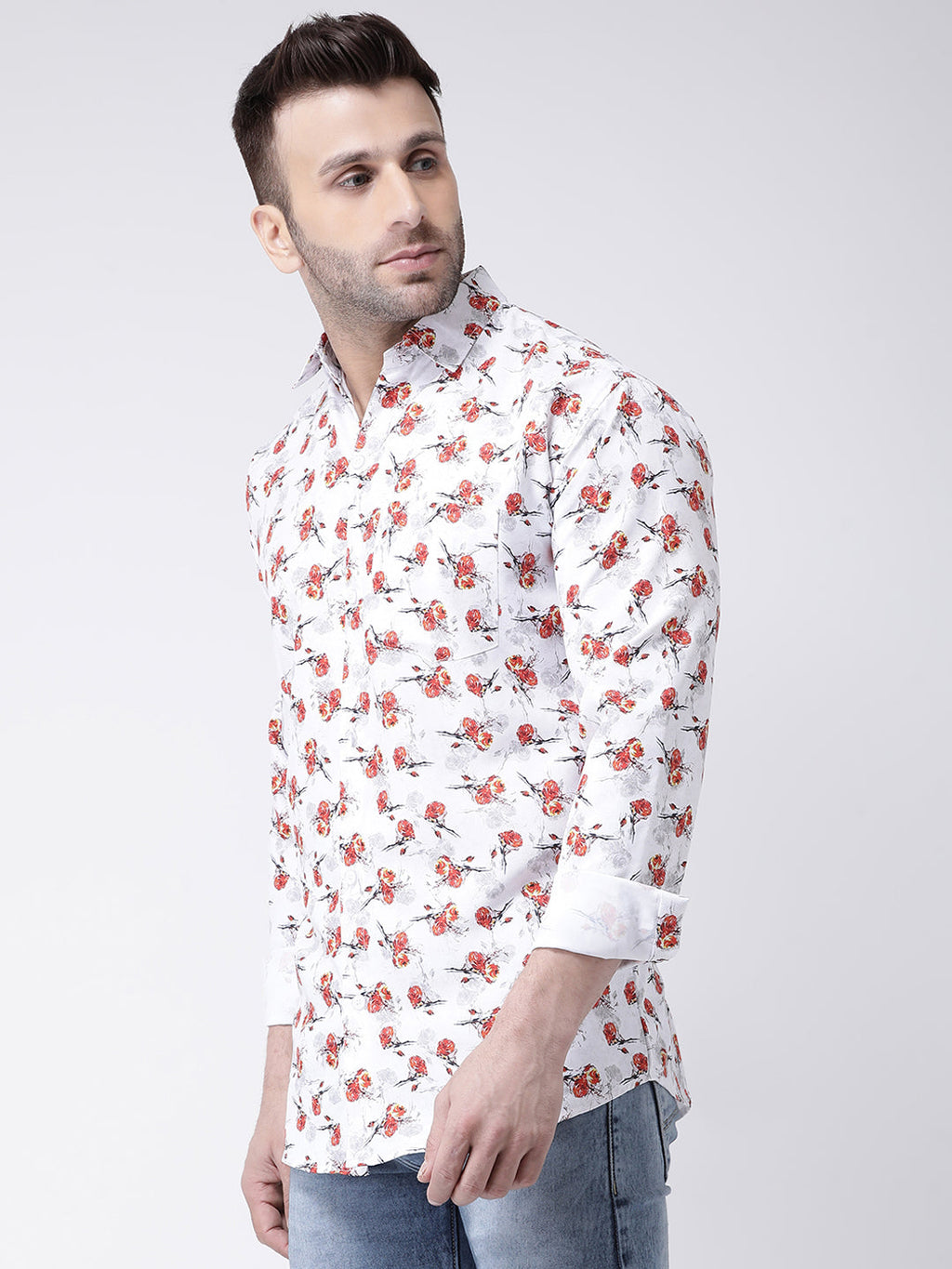 RIAG Multi color Men's Full Sleeves Printed Shirt | Grocsy