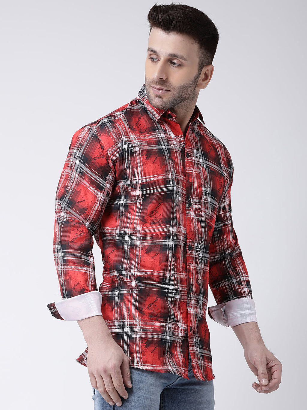 RIAG Multi color Men's Full Sleeves Printed Shirt | Grocsy