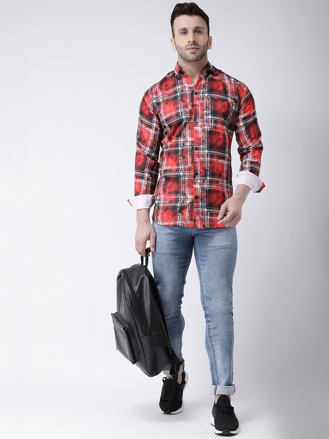 RIAG Multi color Men's Full Sleeves Printed Shirt | Grocsy