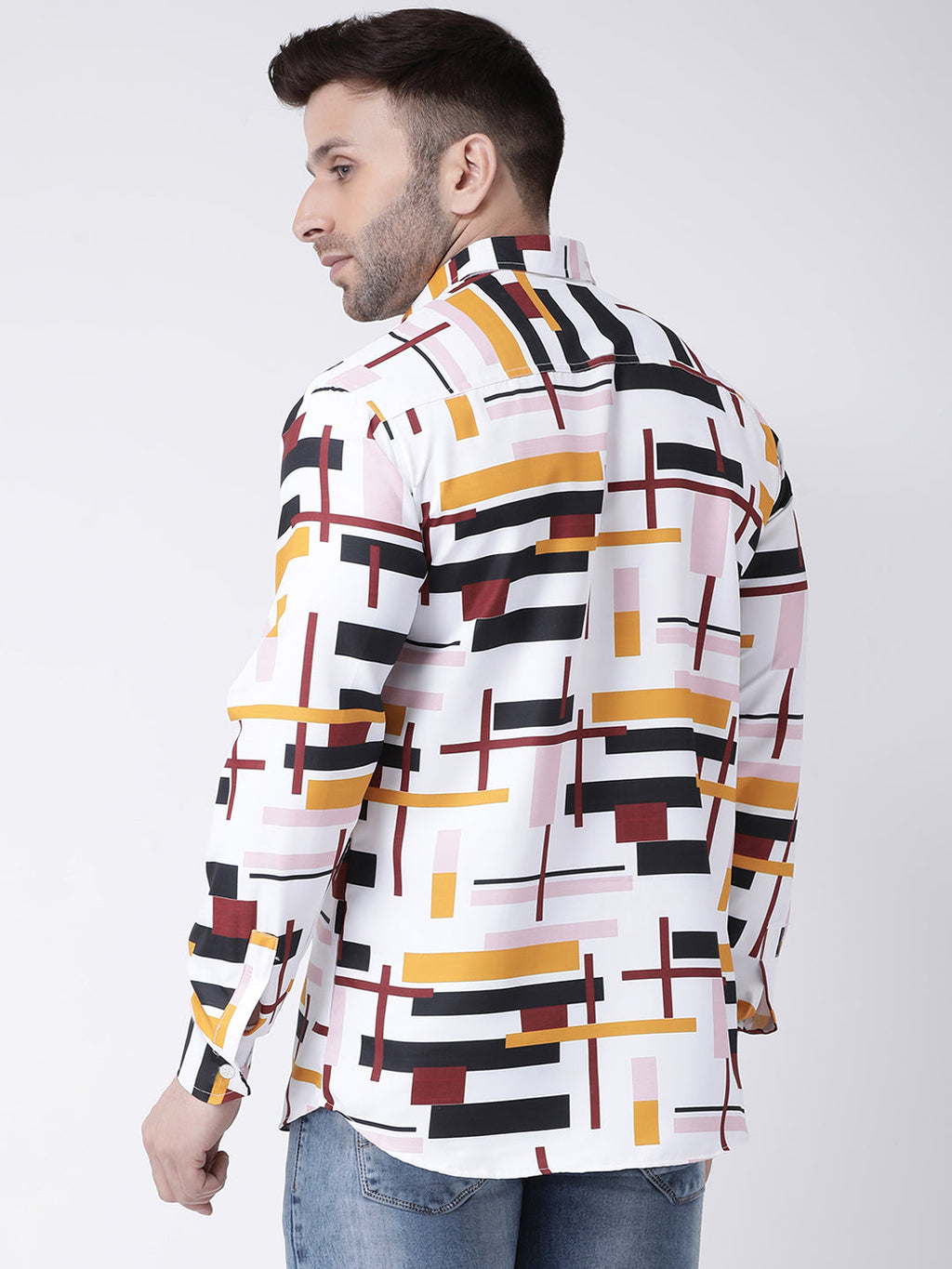 RIAG Multi color Men's Full Sleeves Printed Shirt | Grocsy
