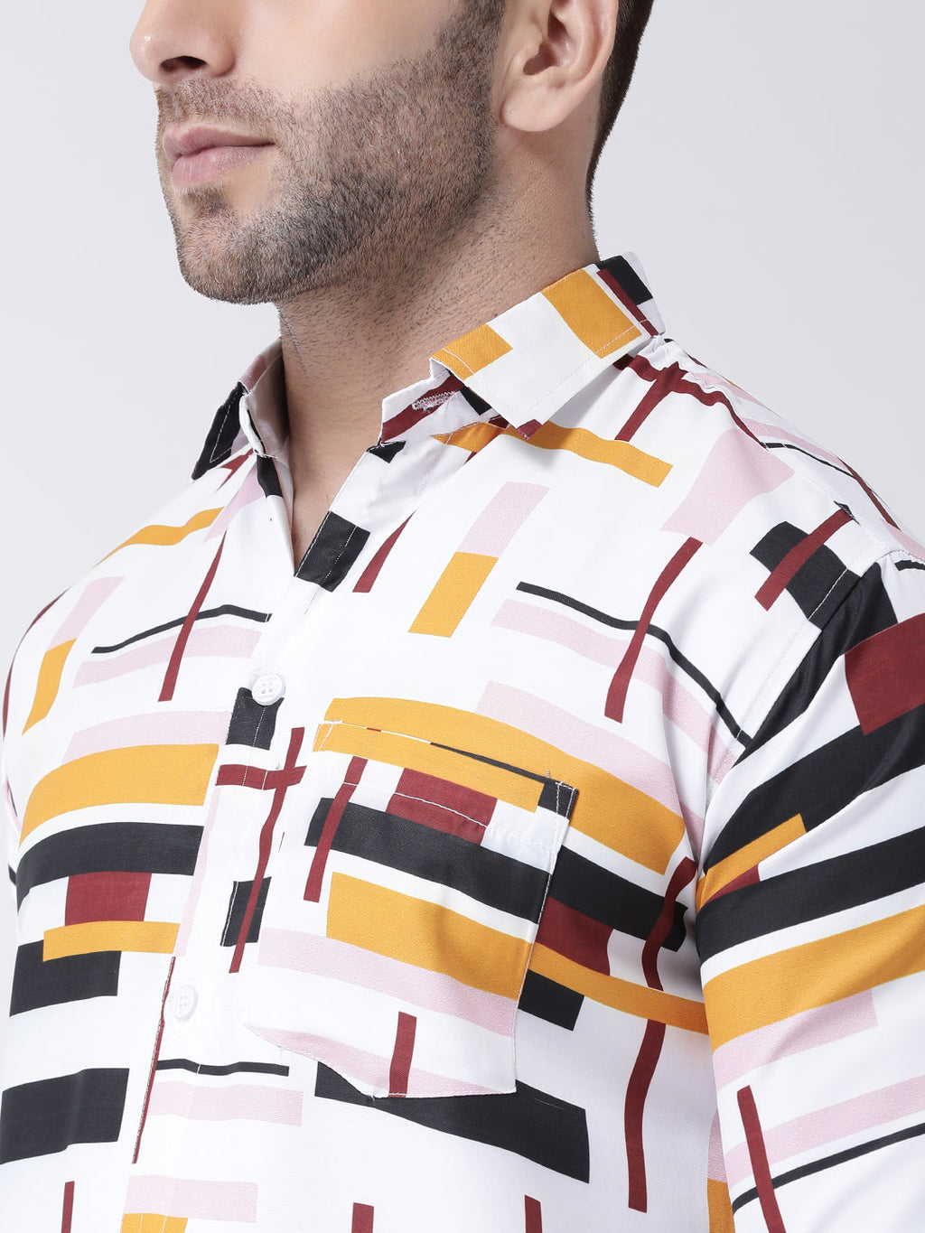 RIAG Multi color Men's Full Sleeves Printed Shirt | Grocsy