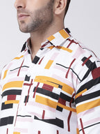 RIAG Multi color Men's Full Sleeves Printed Shirt | Grocsy