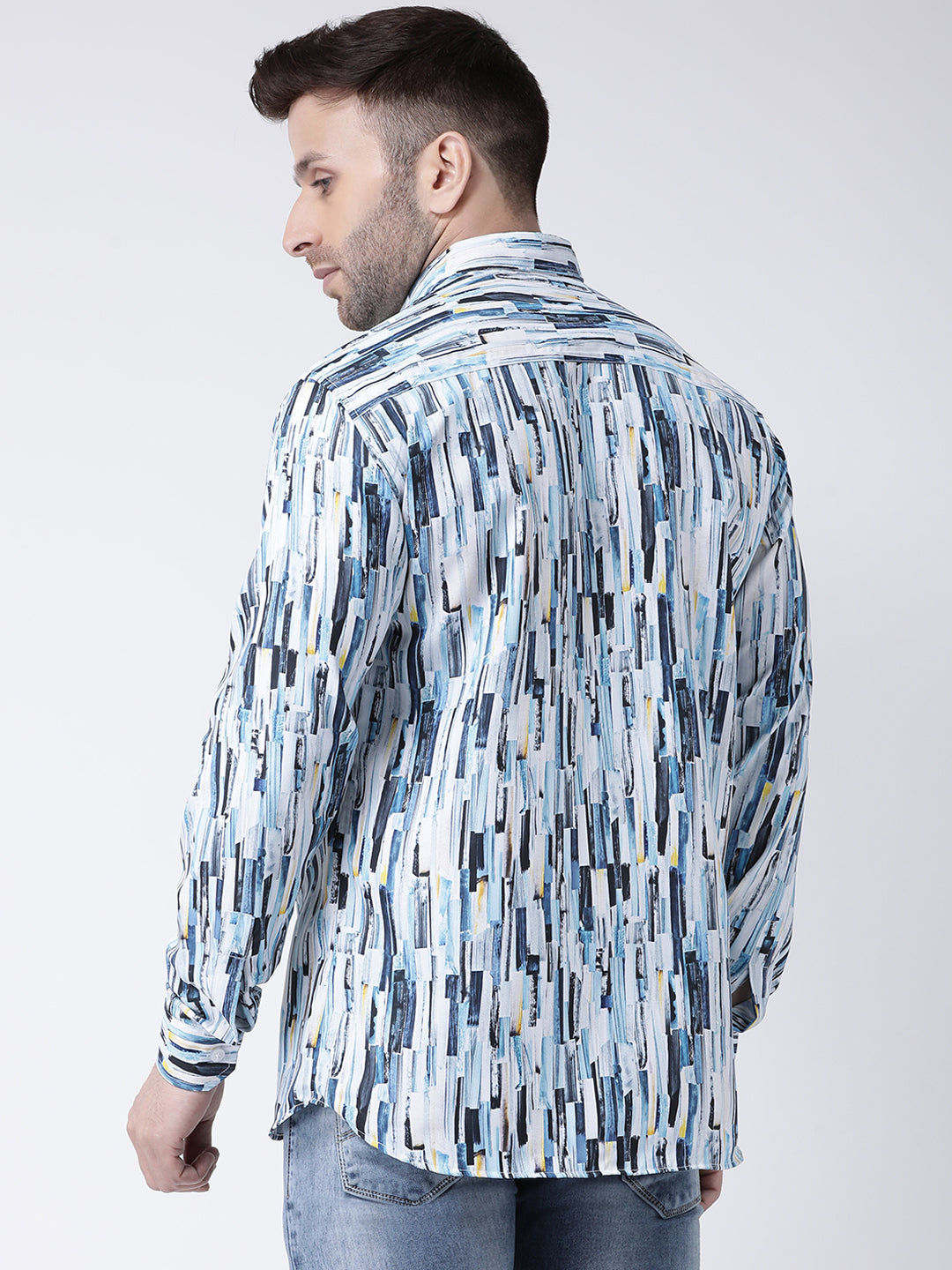 RIAG Multi color Men's Full Sleeves Printed Shirt | Grocsy