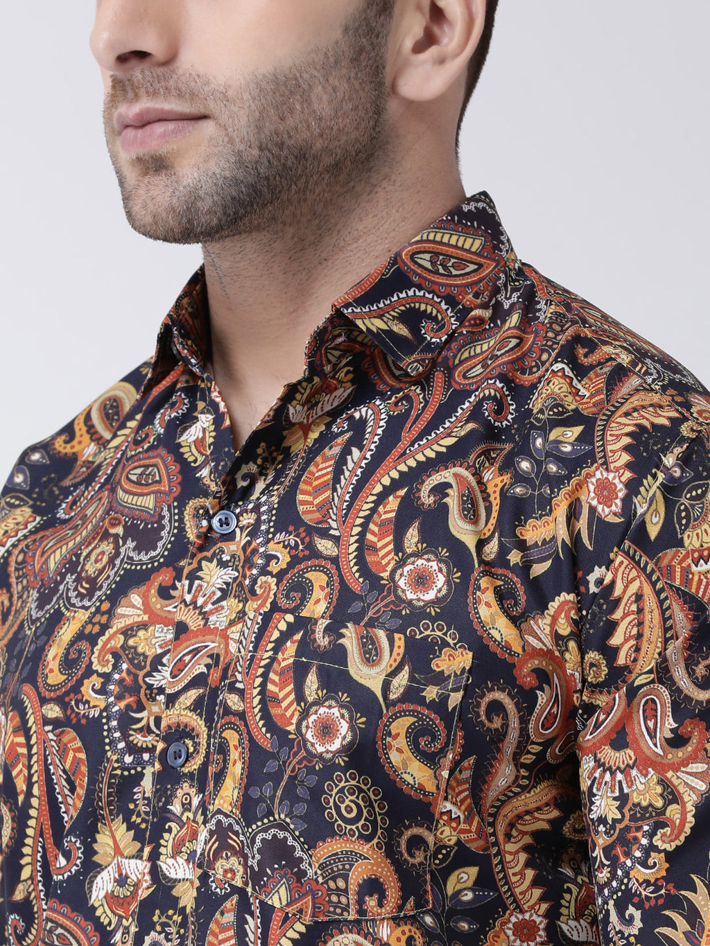 RIAG Multi color Men's Full Sleeves Printed Shirt | Grocsy