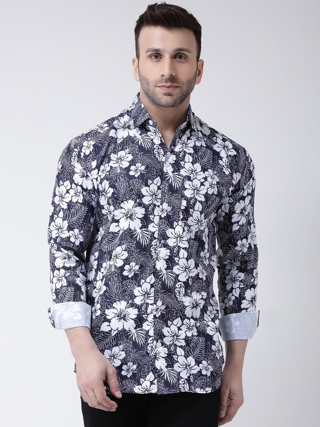 RIAG Multi color Men's Full Sleeves Printed Shirt | Grocsy