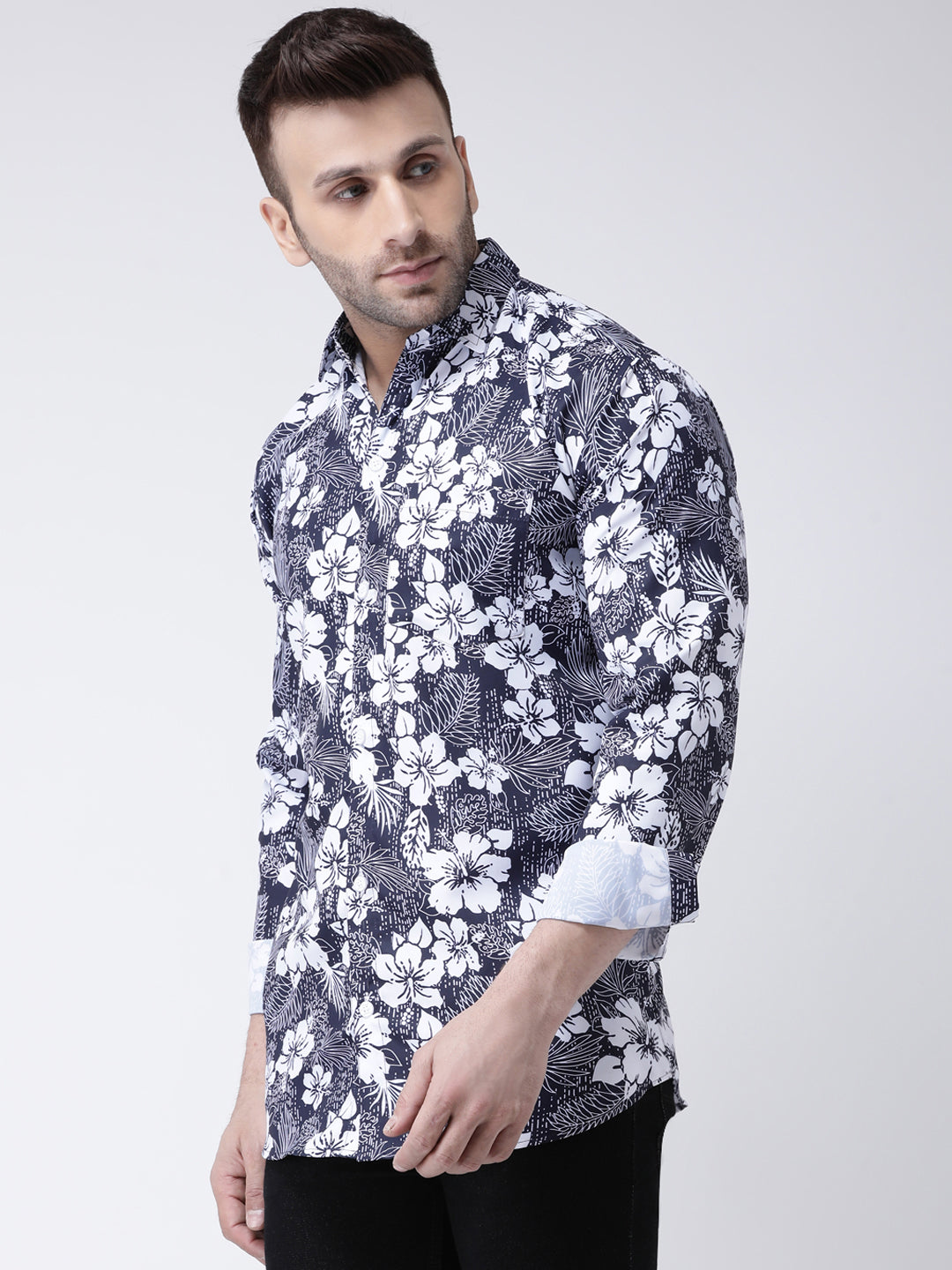 RIAG Multi color Men's Full Sleeves Printed Shirt | Grocsy