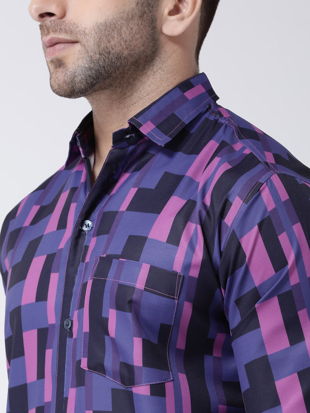 RIAG Multi color Men's Full Sleeves Printed Shirt | Grocsy