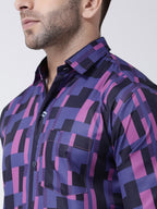 RIAG Multi color Men's Full Sleeves Printed Shirt | Grocsy