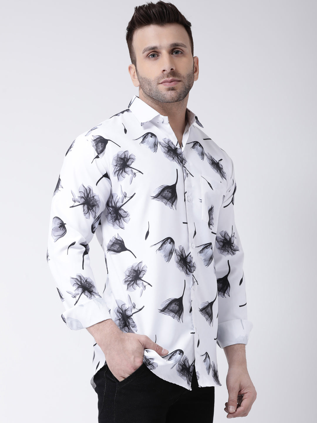 RIAG Multi color Men's Full Sleeves Printed Shirt | Grocsy