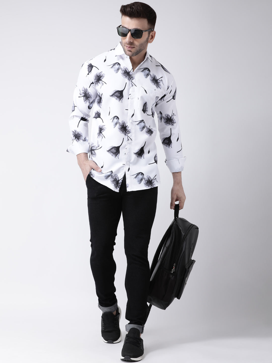 RIAG Multi color Men's Full Sleeves Printed Shirt | Grocsy