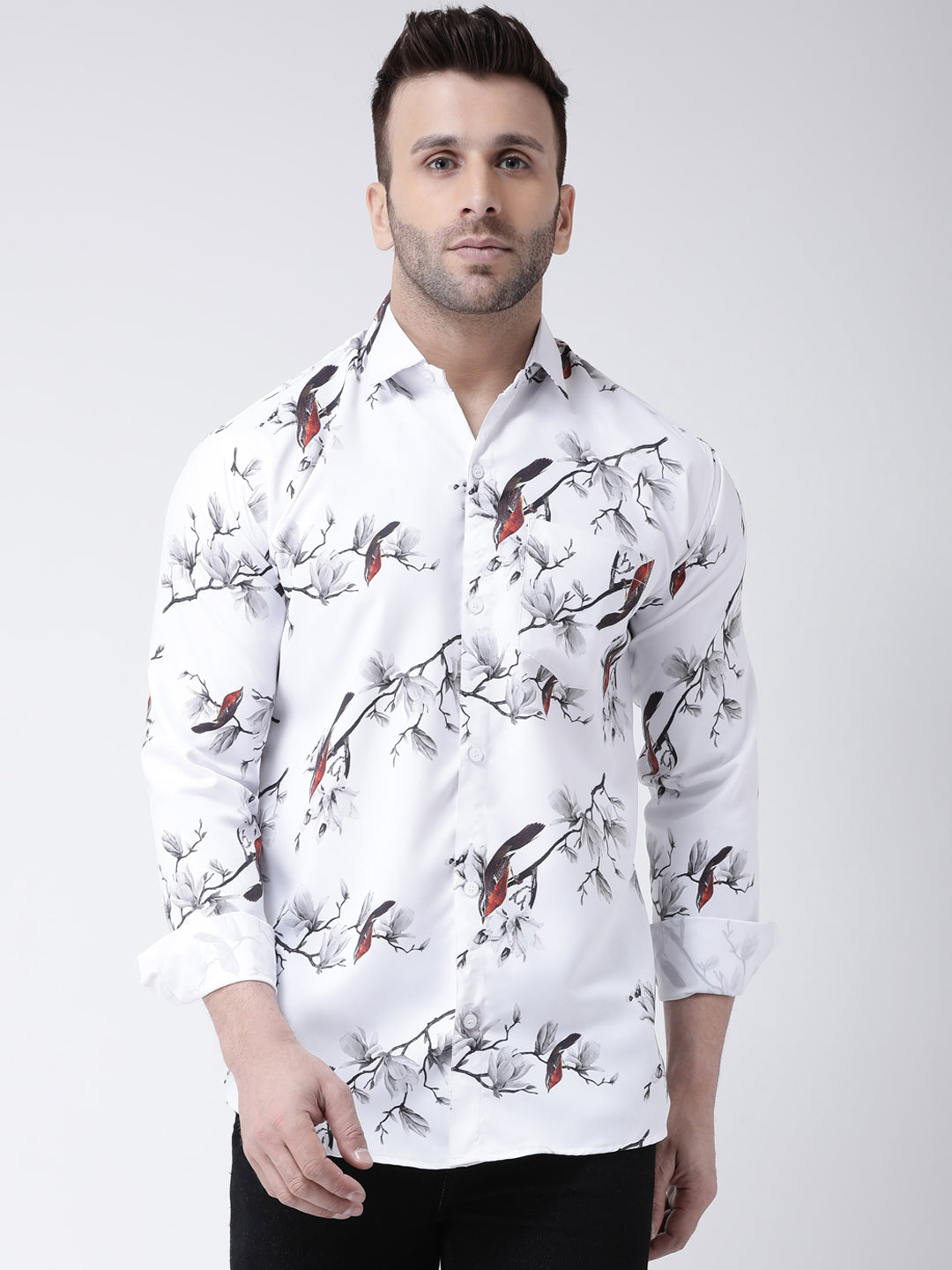 RIAG Multi color Men's Full Sleeves Printed Shirt | Grocsy