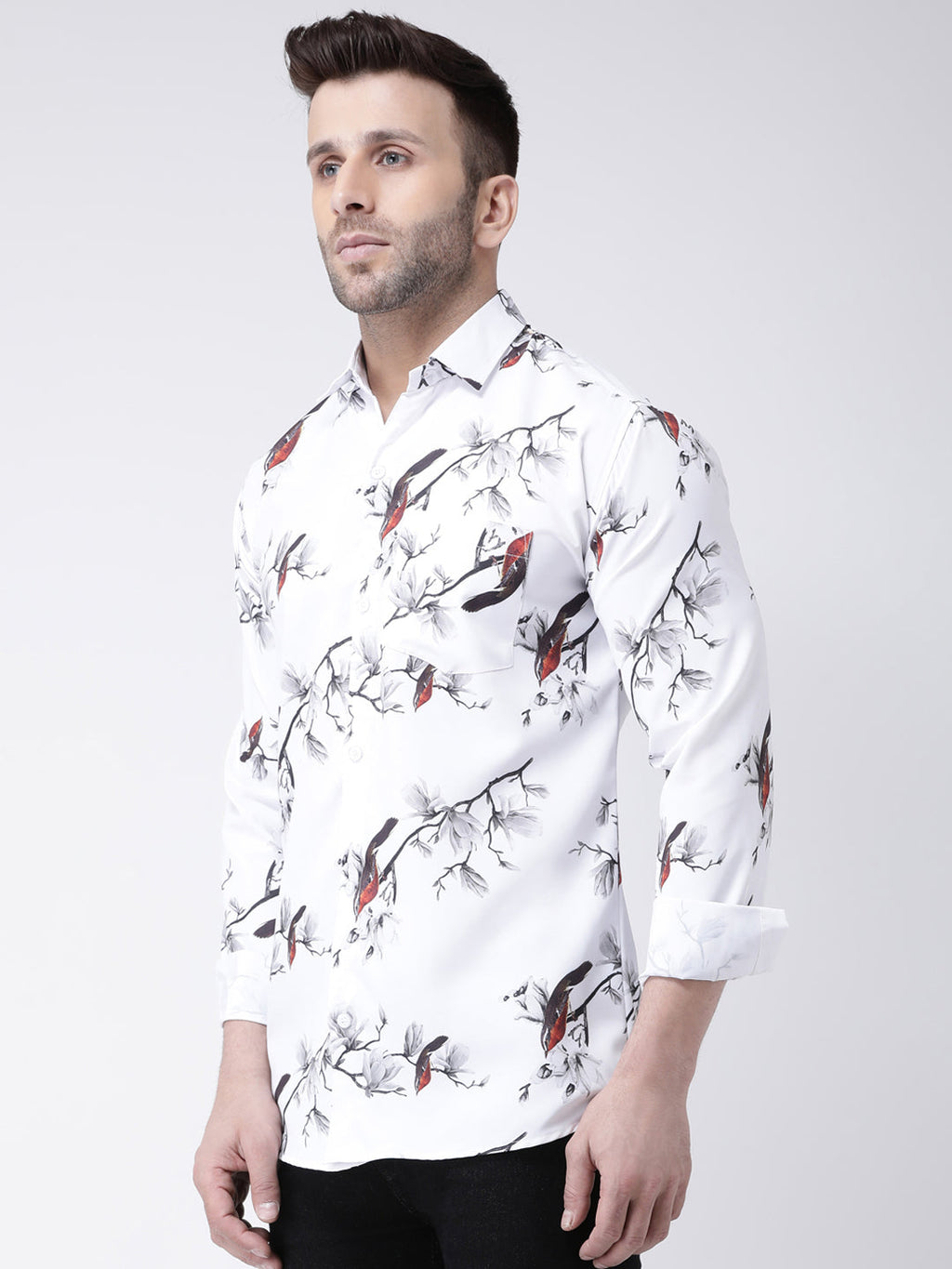 RIAG Multi color Men's Full Sleeves Printed Shirt | Grocsy