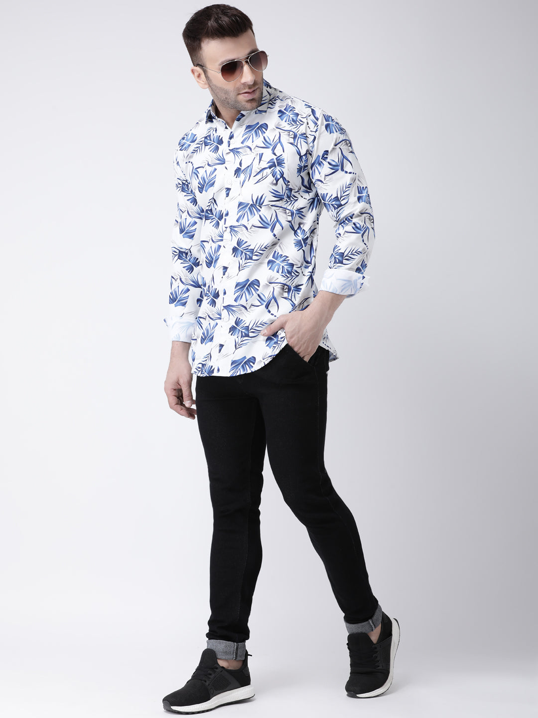 RIAG Multi color Men's Full Sleeves Printed Shirt | Grocsy