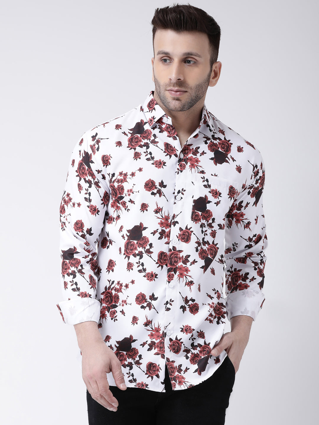 RIAG Multi color Men's Full Sleeves Printed Shirt | Grocsy